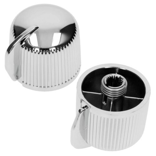 Chrome Steam Control Knob